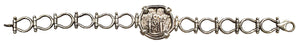 Spanish Cob Two Reales Dated 1741 Coin Bracelet