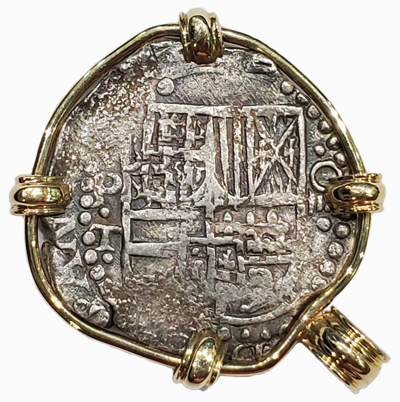 Portobello Treasure Hoard Cob Four Reales Circa 1600's Coin Pendant