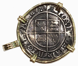 Elizabeth I of England Sixpence Circa 1558-1603 Coin Pendant