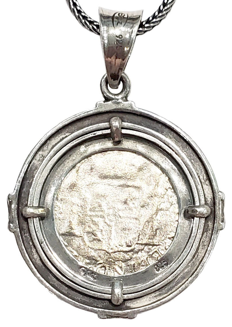 El Cazador Shipwreck Spanish Two Reales Dated 1783 Coin Pendant