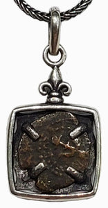Ancient Judea "Widow's Mite" Bronze Lepton Minted 130-76 BC Coin Pendant