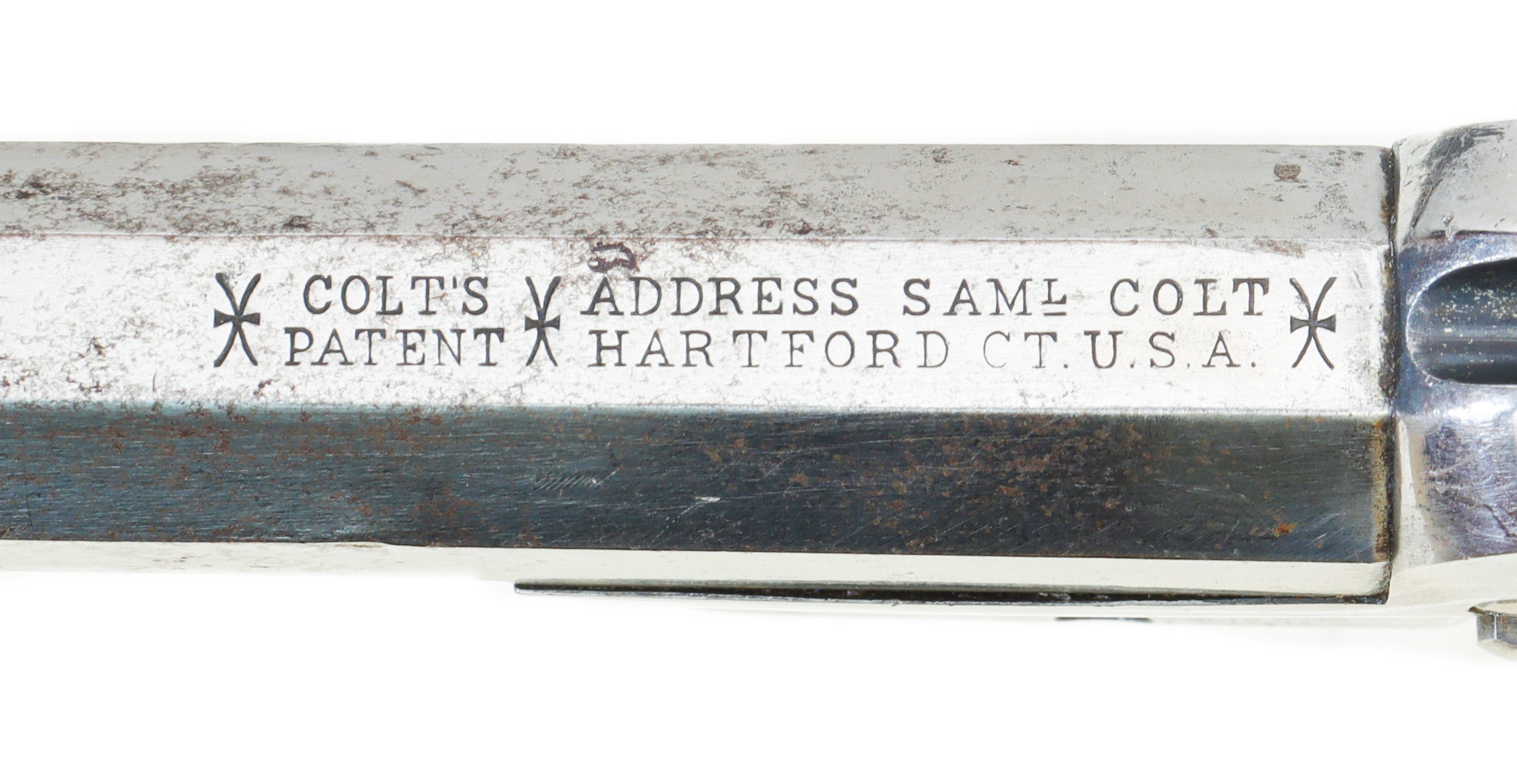 Model 1855 Colt Root Revolver - Rare Nickel Finish