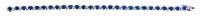 16.0 tcw Sapphires and Diamonds Bracelet