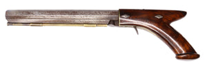 American Under Hammer Percussion Pistol circa 1850