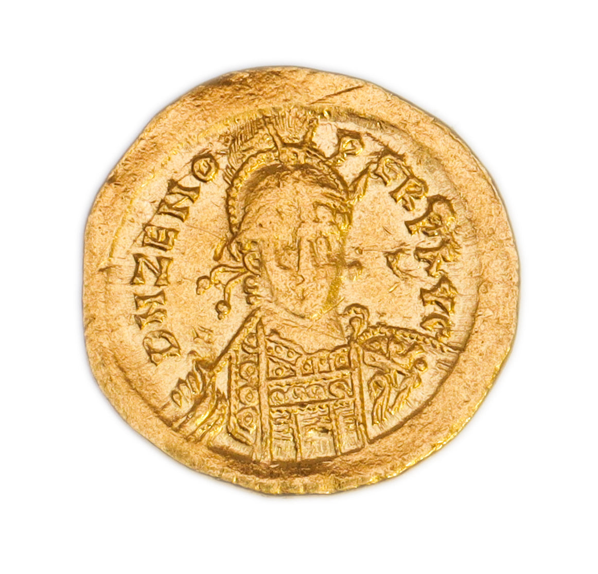 Eastern Roman Empire - Zeno Gold Solidus Circa 476-491 AD