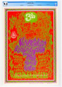 1967 Van Morrison at the Avalon Ballroom Graded Concert Poster