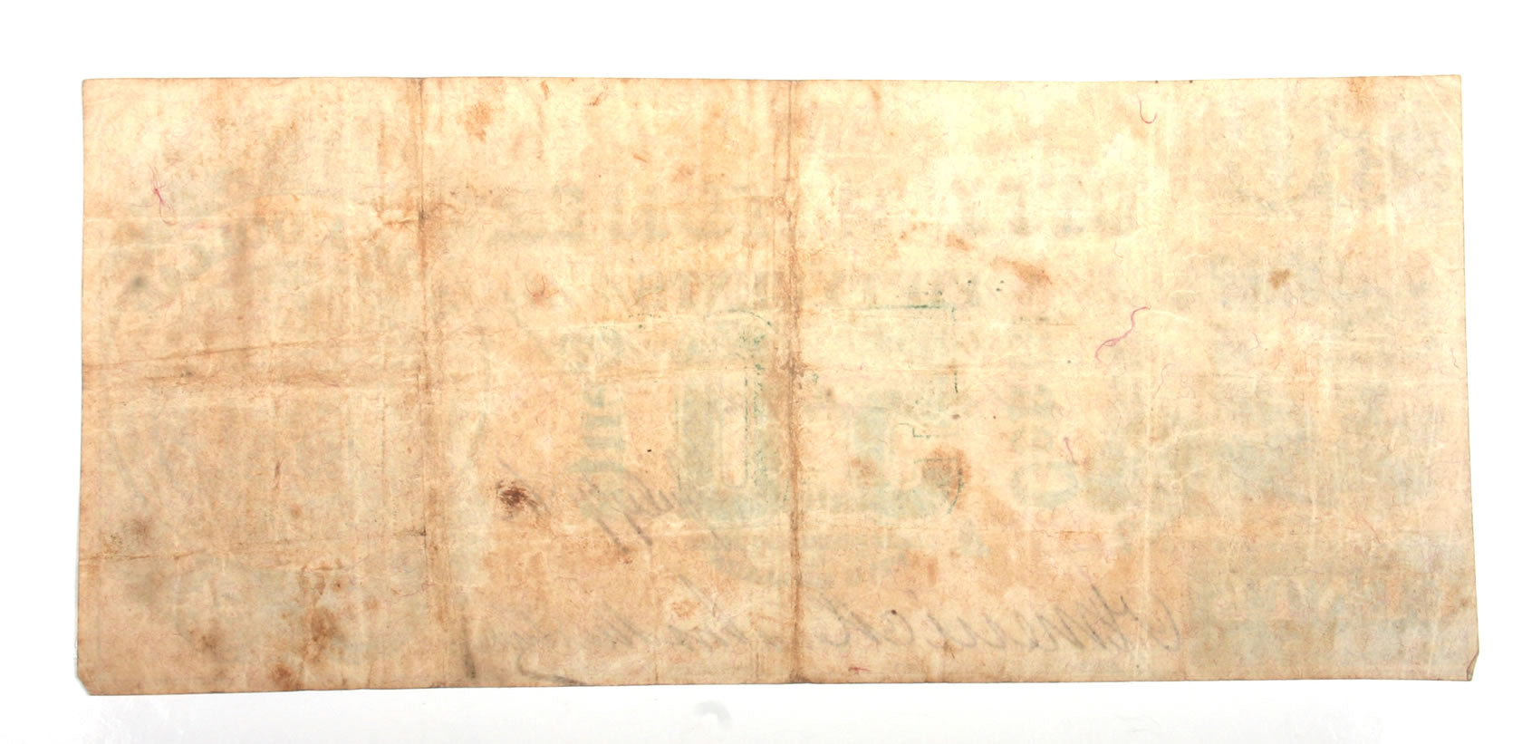 Natchez, Mississippi 50 Cent Note Dated 1862