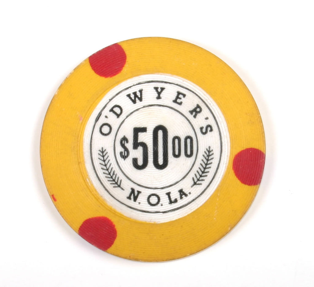New Orleans Vintage Gaming Chip  - O'Dwyers $50